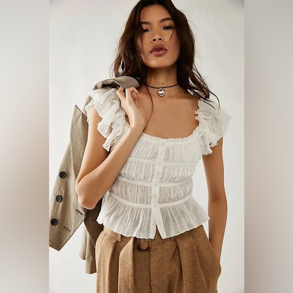 FREE PEOPLE FP ONE ALETTA TOP SIZE M